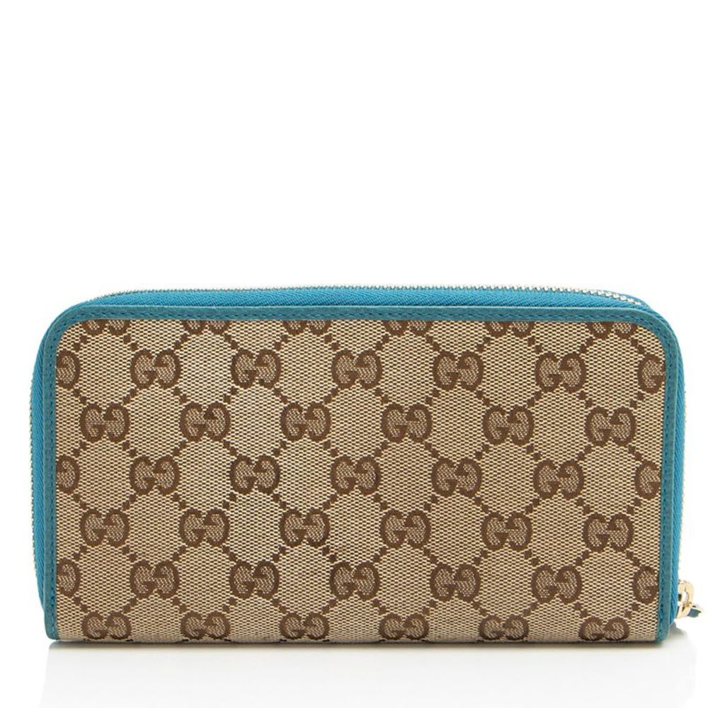 Gucci GG Canvas Zip Around Wallet - Picture 3 of 10